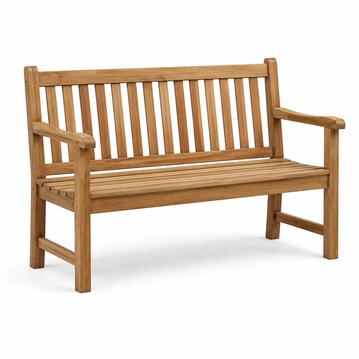 Banco de madera de teca para exterior 150x60x90 cm